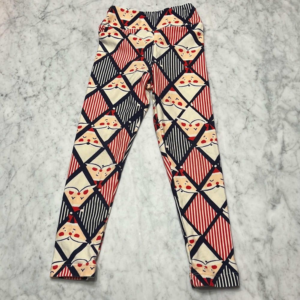 LuLaRoe Santa leggings s/m kids